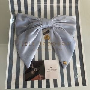 LELE SADOUGHI Capri Blue Natalia Bow Barrette